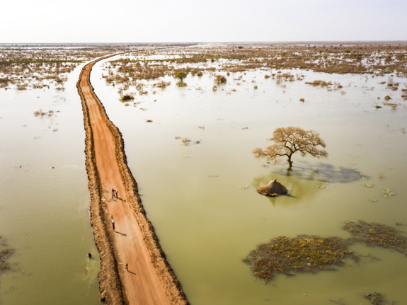 Översvämning i Sydsudan.