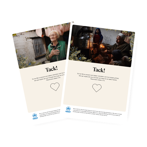 Gåvobevis Tack för i år