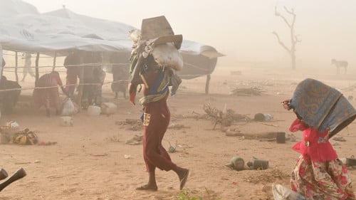 På flykt i Sudan.