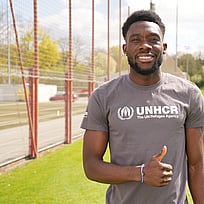 Foto på fotbollsspelaren Alphonso Davies
