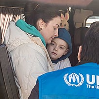 UNHCR på plats och hjälper till