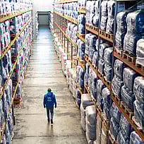 UNHCR:s nödhjälps lager.