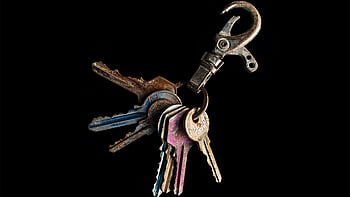 En nyckelknippa från Syrien från utställningen Hoppet om ett hem.