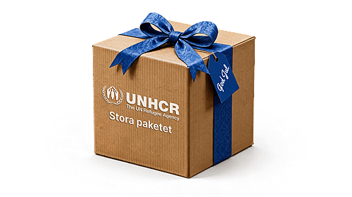 Köp det stora paketet och rädda liv i världens svåra konflikter. Ditt företag behövs!