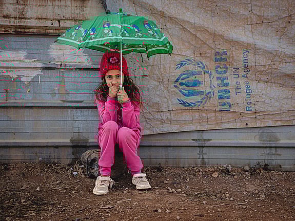 För många barn på flykt i Zaatari-lägret blir vintern outhärdlig.