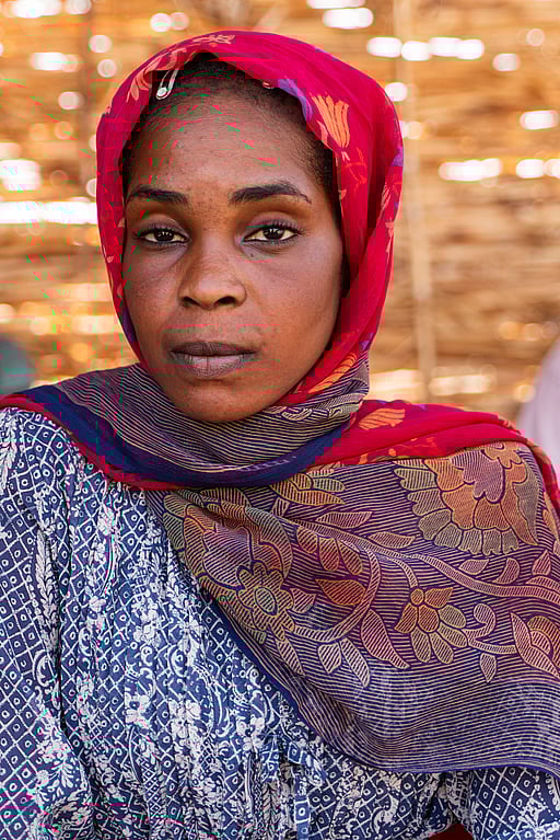 Afrah är en av miljontals sudaneser som sökt skydd i Tchad, Sudans grannland.