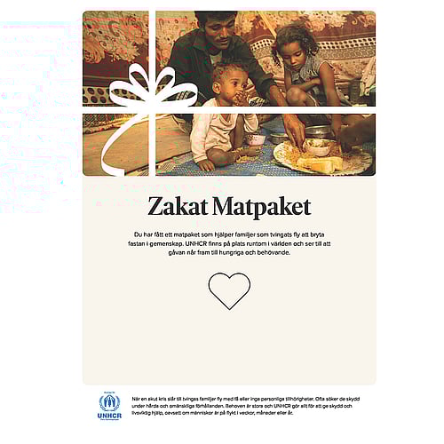 Ge matpaket som zakat.