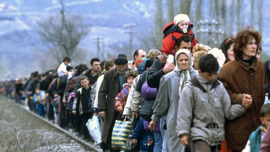 Flyktingar från Kosovo.