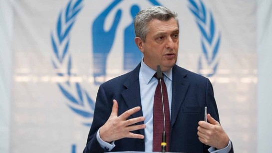 Filippo Grandi är FN:s nya flyktingkommissarie och UNHCR:s högsta chef. 