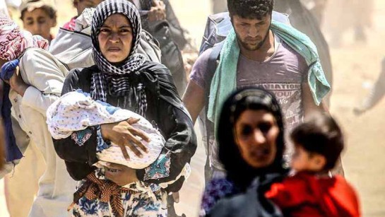 Miljoner barn och familjer har tvingats fly det blodiga kriget i Syrien.