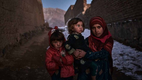 Flickor på flykt i Kabul, Afghanistan