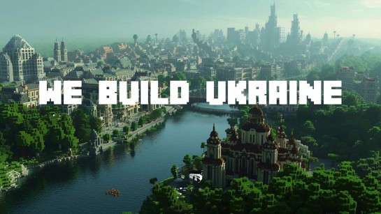We Build Ukraine är ett livesänt välgörenhetsevent med gamers och streamers för att bygga upp en virtuell version av Kievs gator i Minecraft.